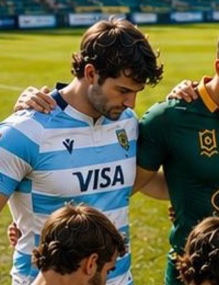 Camiseta de Argentina colgada